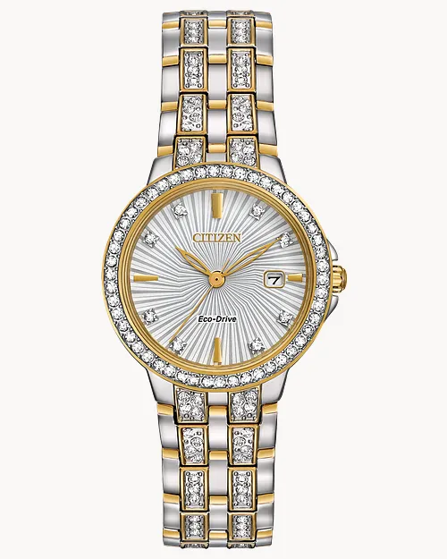 Citizen silhouette crystal ladies watch hotsell